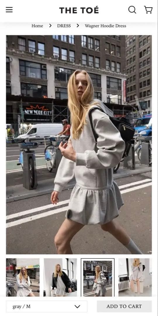 The toe Wagner Hoodie Dress フーディー ワンピース - メルカリ