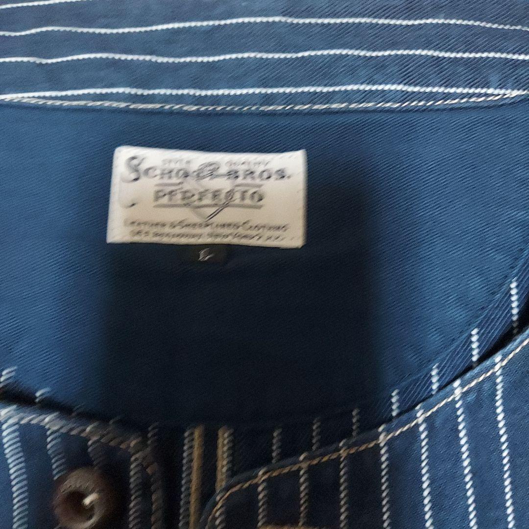 Schott ショット ウォバッシュ デニム ベスト インディゴ - メルカリ