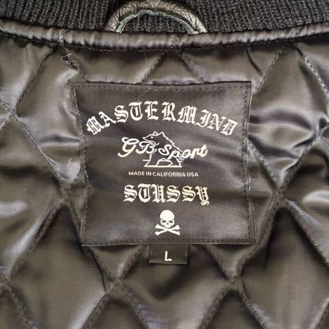 mastermind stussy スタジャン - メルカリ
