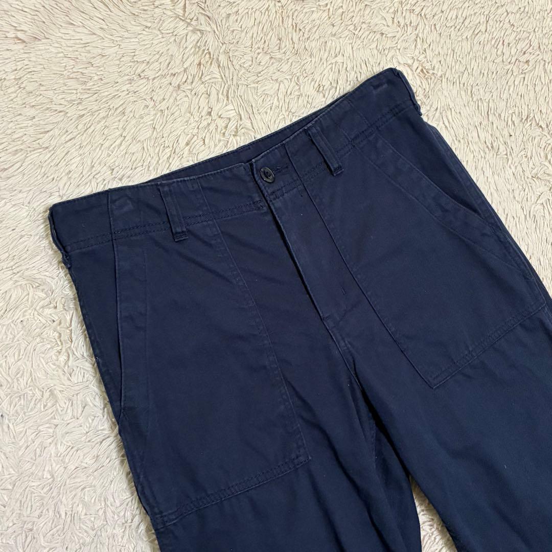 Spick & Span 2025年モデル ルーズベイカーパンツ 紺 ネイビー - メルカリ