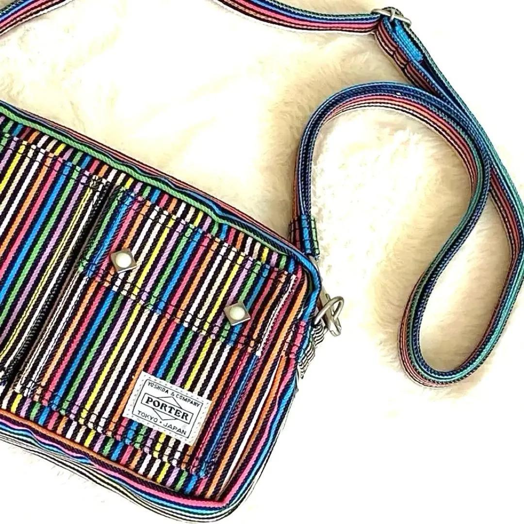 希少 美品】POTER ×SLAP SHOT レインボーカラー ウエストポーチ - メルカリ
