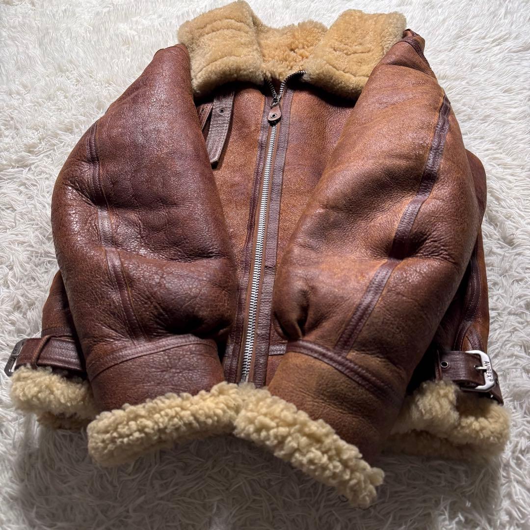 d*g様 【米国製】AVIREX フライトジャケット B-3 羊革 ムートン 赤