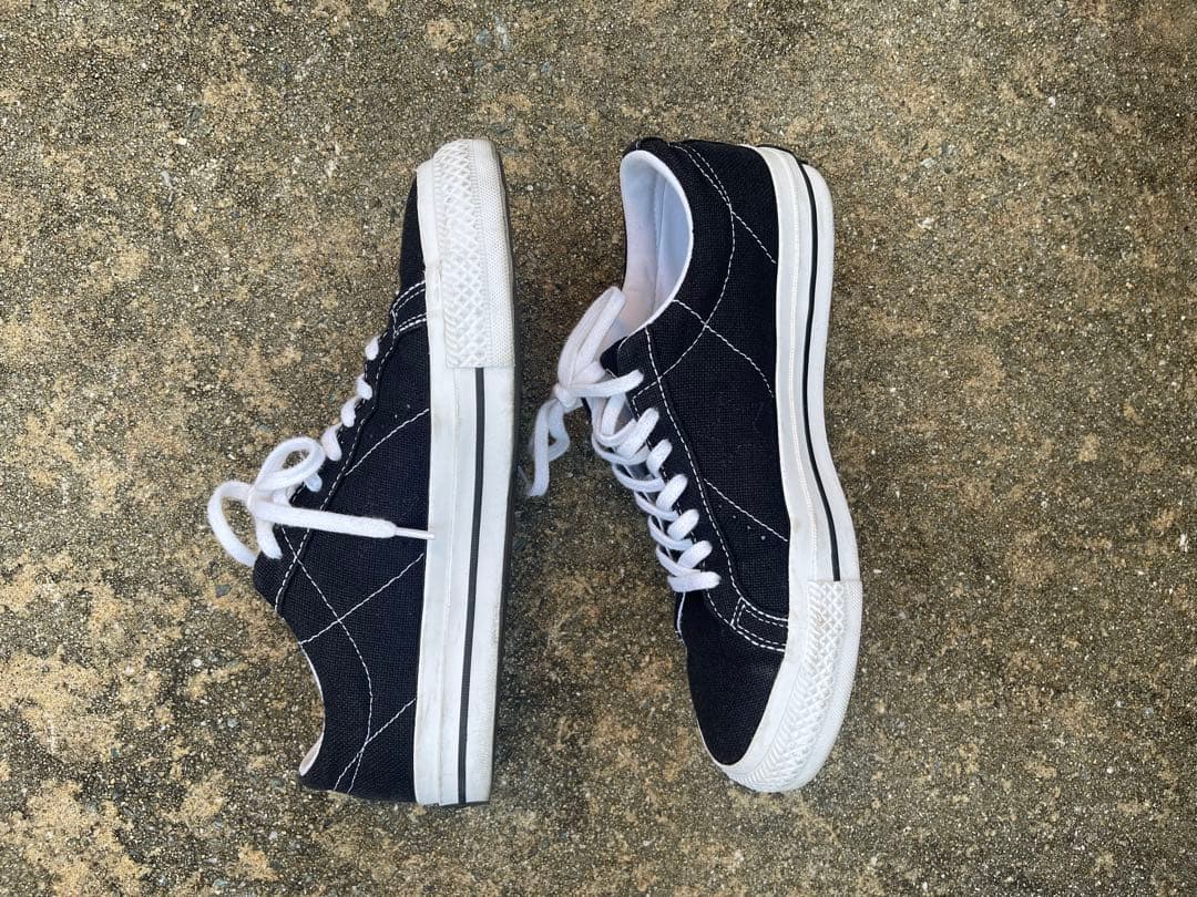 stussy × converse one star 27.5cm