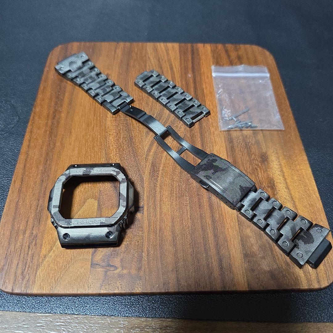 GMWB5000カスタム用 カモフラ 迷彩 ステンレス製 ベゼルベルト GMWB5000カスタム用 カモフラ 迷彩 ステンレス製 ベゼルベルト - メルカリ