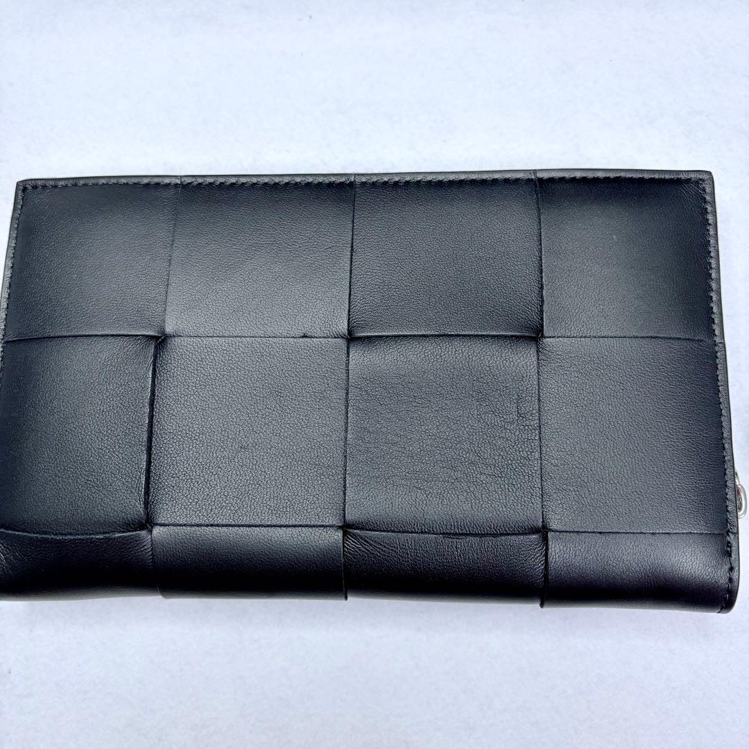 ボッテガヴェネタ 長財布 カセット マキシイントレ RFID 黒 - メルカリ