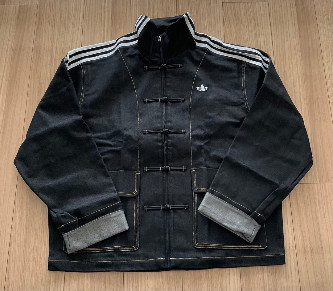 adidas チャイナトラックトップ デニムブラック 日本未発売 新品
