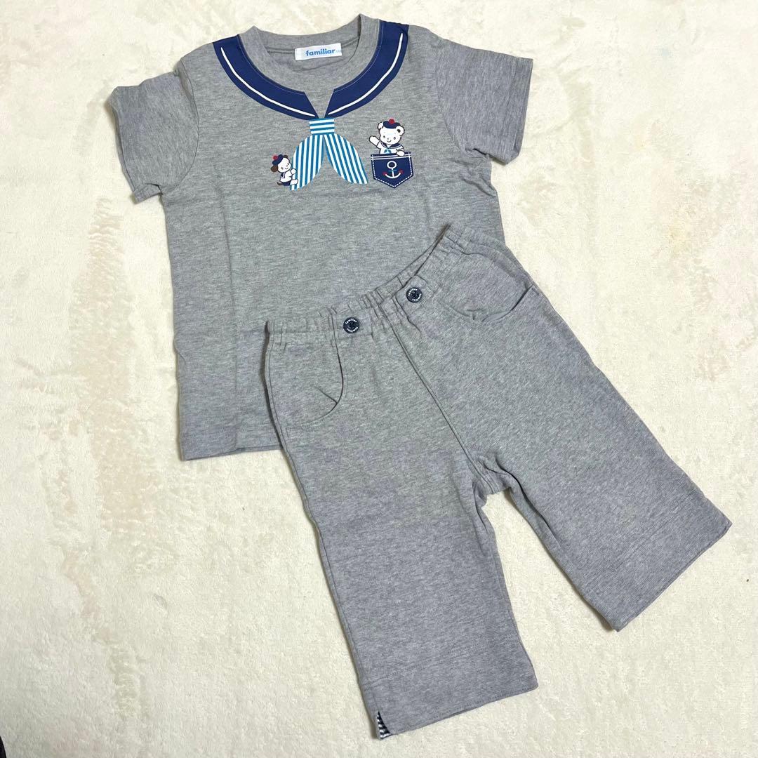 familiar セーラー襟 Tシャツとパンツセット セットアップ - メルカリ