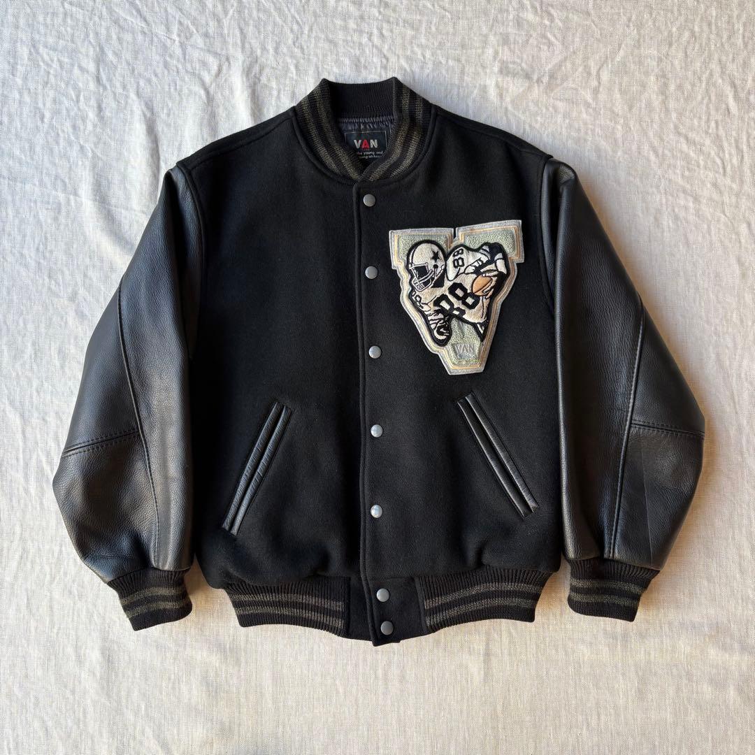 VAN JACKET ヴァンヂャケット スタジャン レザー M マイケル着同型
