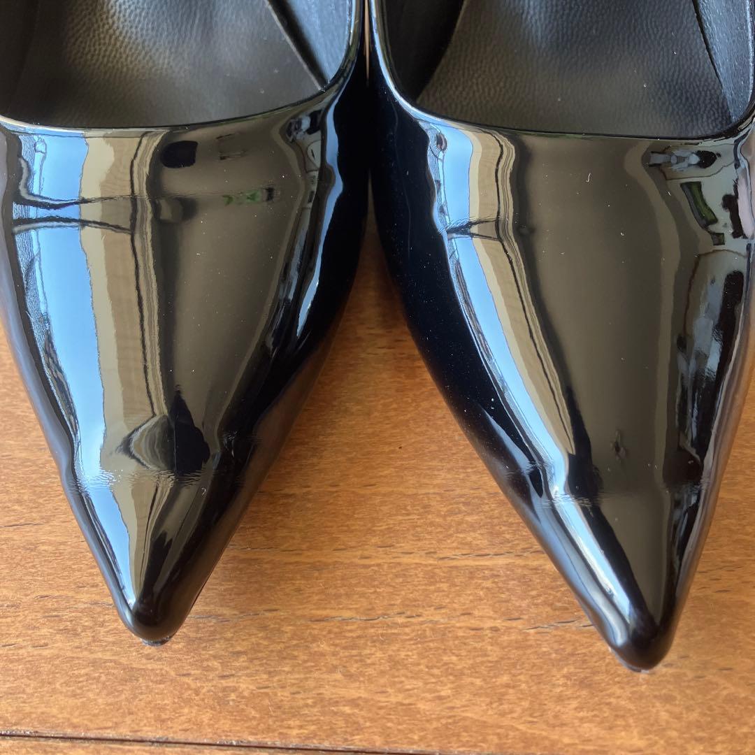 ブラック ポインテッドトゥ ハイヒール - メルカリ