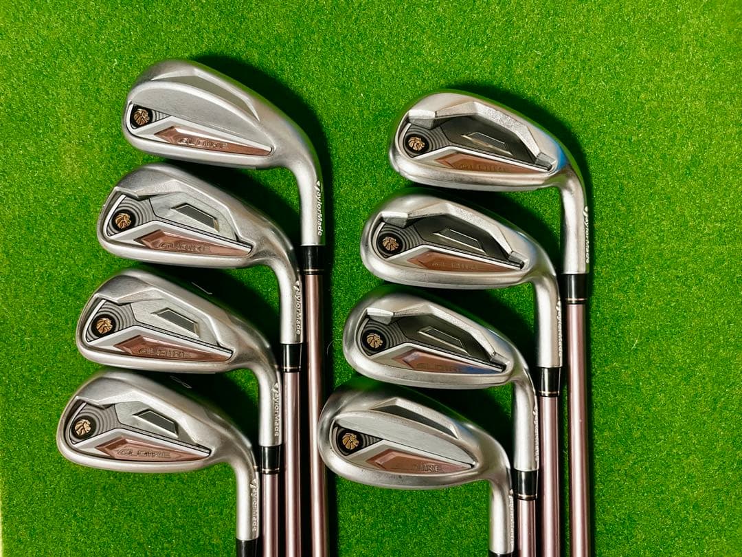 【最終値下げ】テーラーメイド グローレ 8本レディースアイアンGL450i A ツ22 テーラーメイド グローレ 8本レディースアイアンセット GL450i L