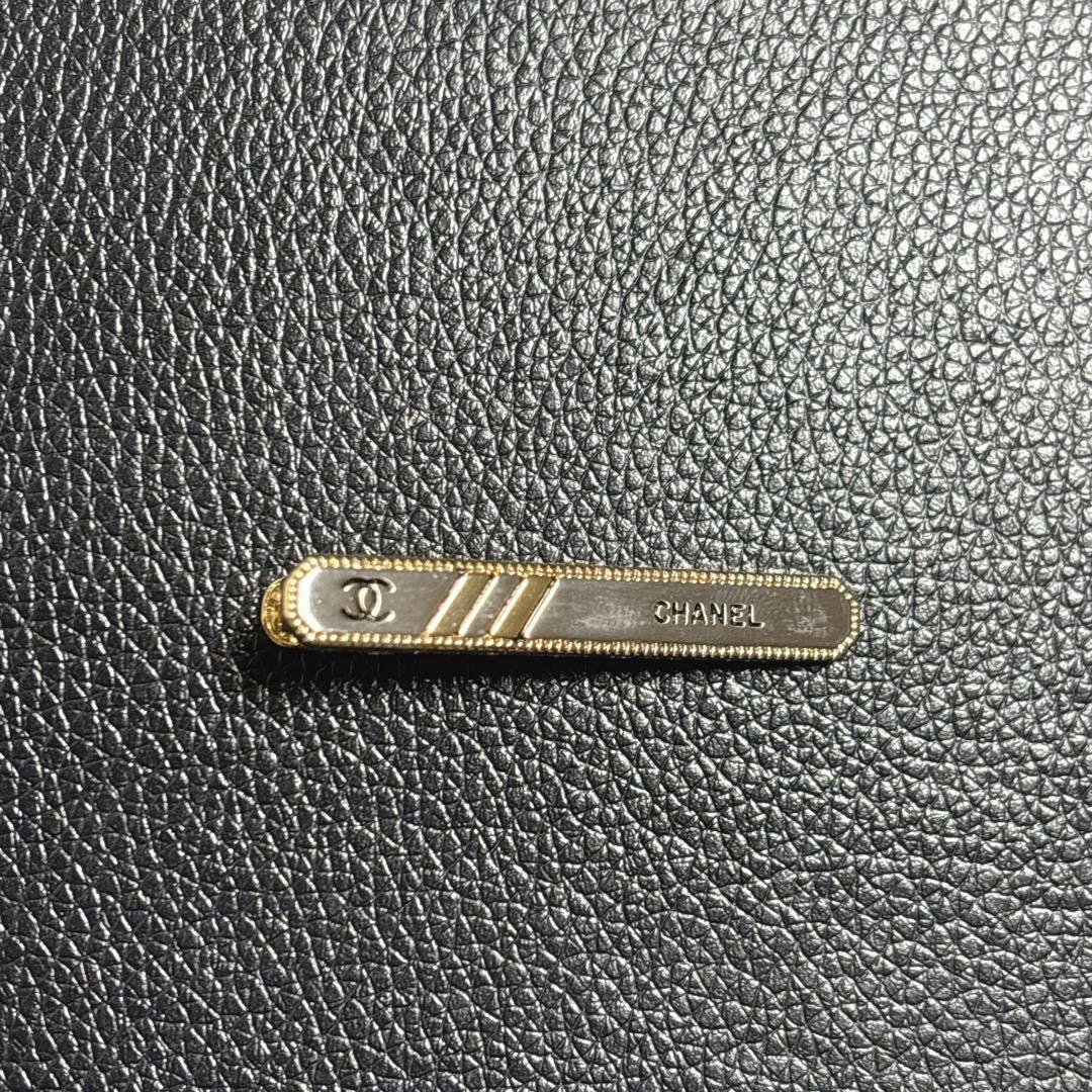 シャネル タイピン ネクタイピン ココマーク ゴールド ロゴレタッチ