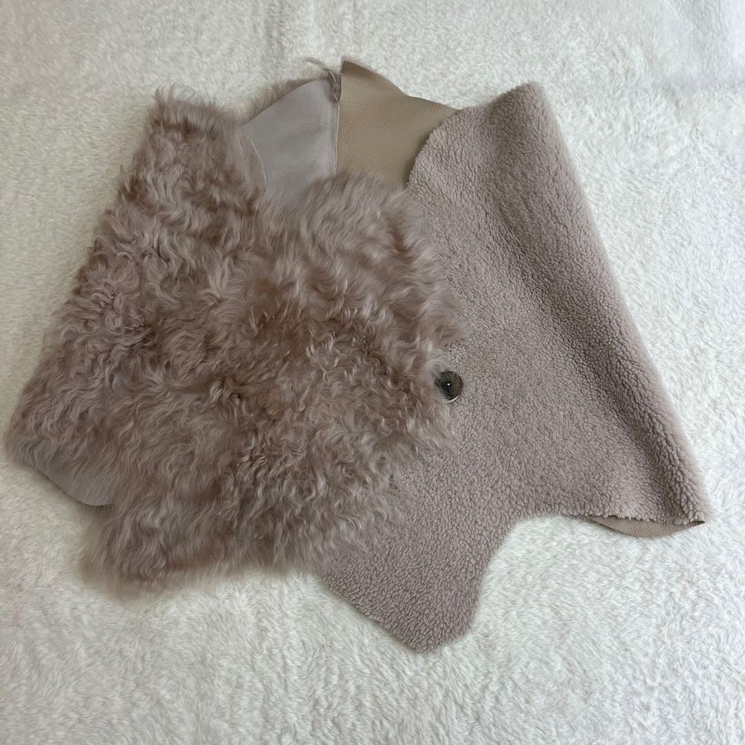 新品タグ付　GUSHLOW & COLE 牛革　ボア　ファー　ストール　マフラー 2026年最新】gushlow & coleの人気アイテム - メルカリ