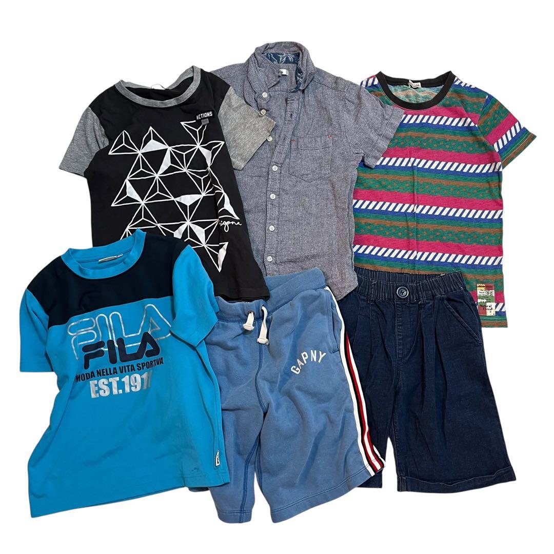 まとめ売り 男の子【140cm】28枚 ブランド多数 子供服 お着替え 春夏服