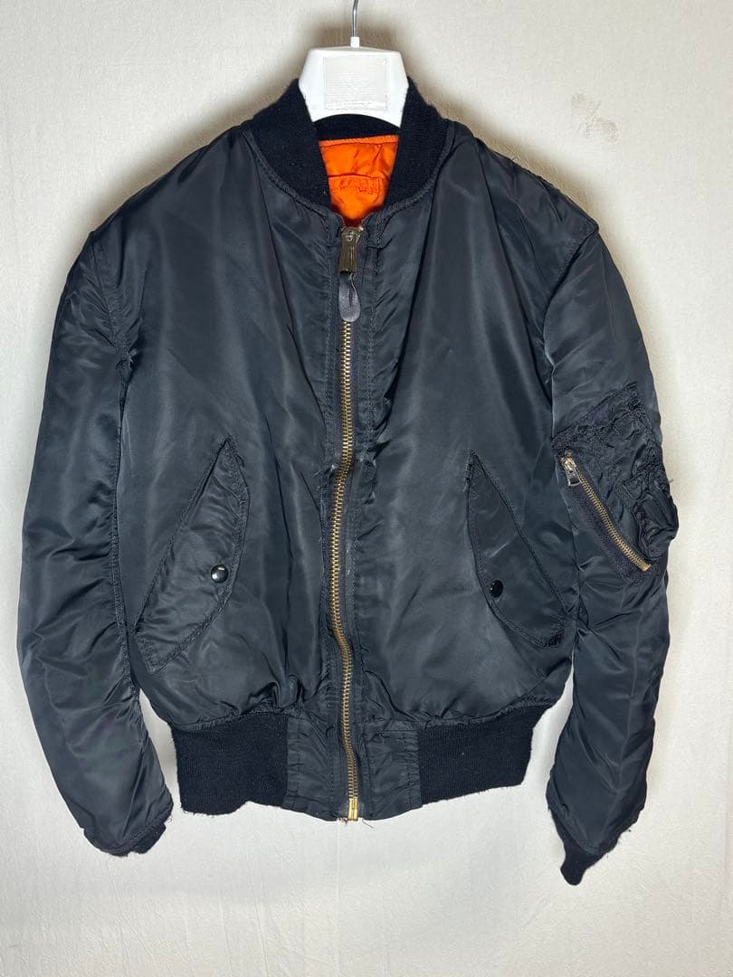 ALPHA INDUSTRIES MA-1 USA製 IDEALジップ S 90 - メルカリ