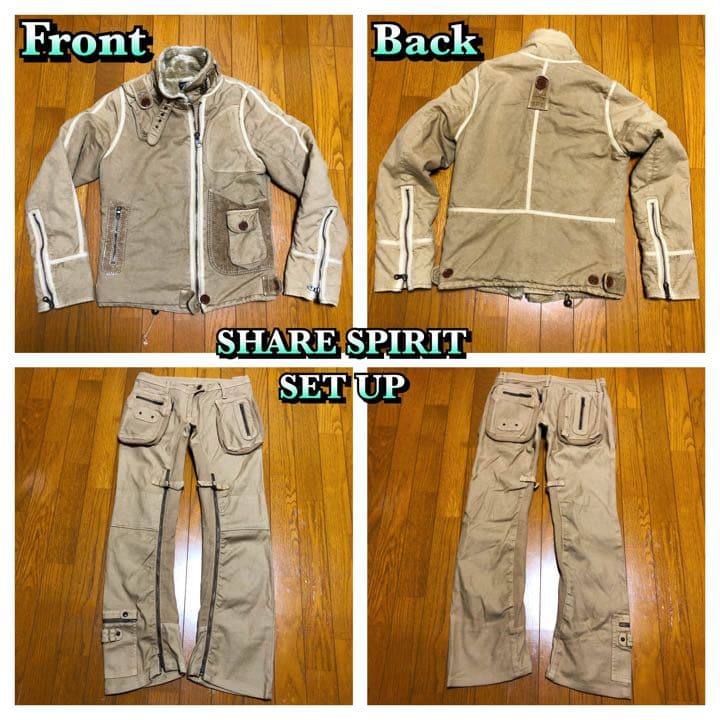 SHARE SPIRIT TYPE A-9 セットアップ HYDE愛用ブランド - メルカリ