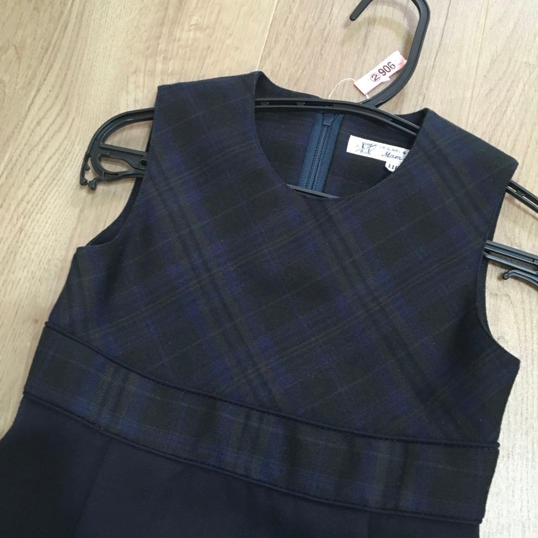 未使用に近い本番用マムエモアお受験ジャンパースカート110 - メルカリ