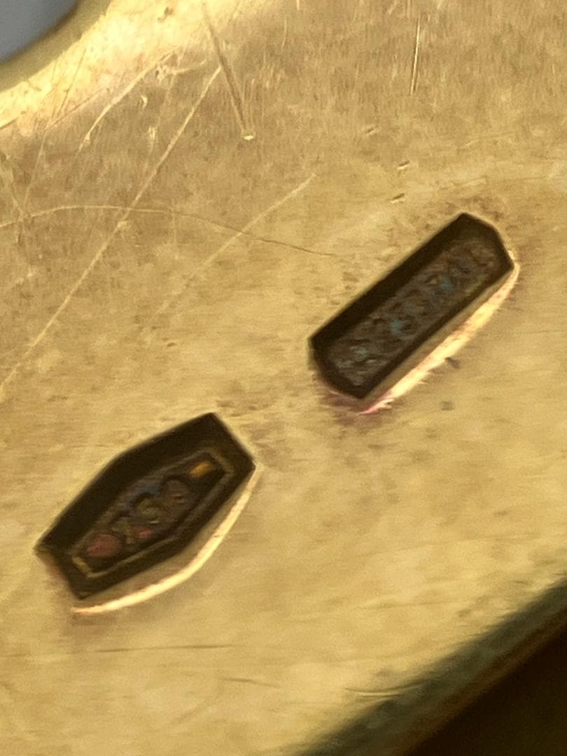 K18 ブルガリ　金無垢　マネークリップ 750刻印　希少　レア　16.8g