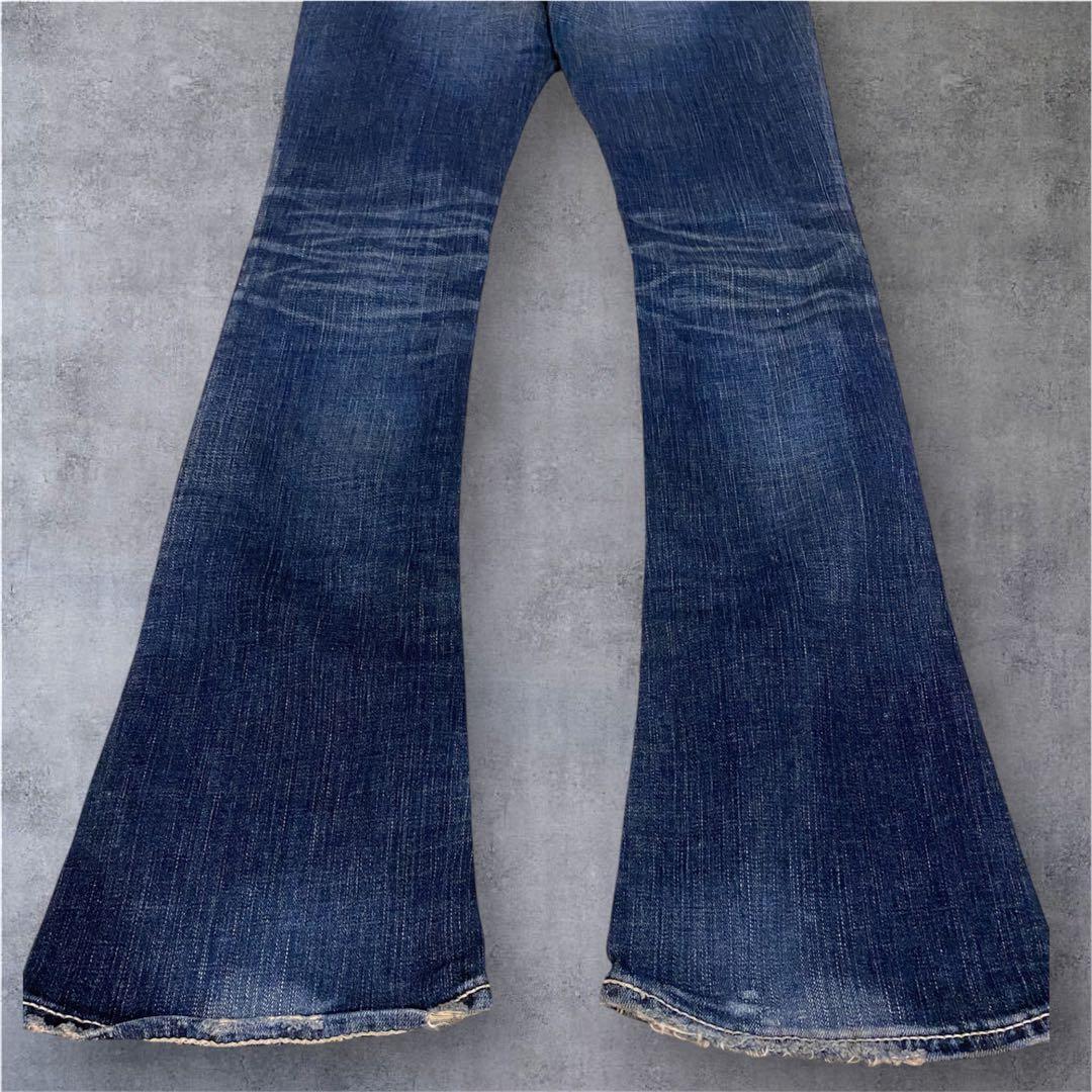00s archive moussy flare denim pants y2k - メルカリ