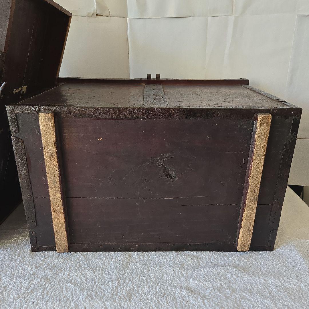 挟箱 鎧櫃 帯金具 背負箪笥 武具 刀剣 千両箱 甲冑箱 兜箱 江戸時代 古