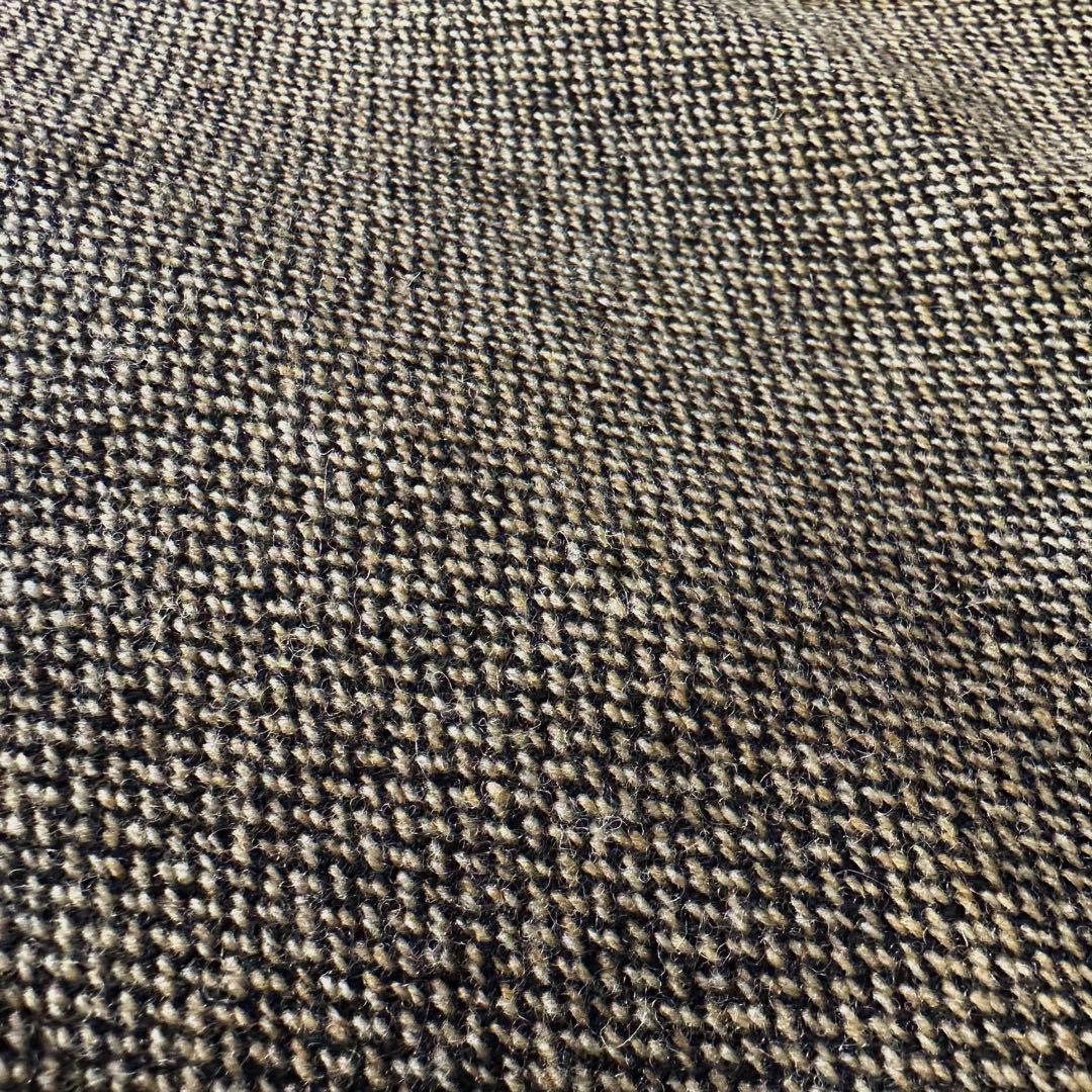 ラルフローレン【“メランジ”ツイード／チンストラップ】2wayステンカラーコート