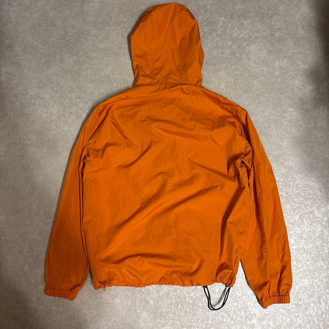 90s old uniqlo アノラックパーカー ナイロン オレンジ y2k S - メルカリ