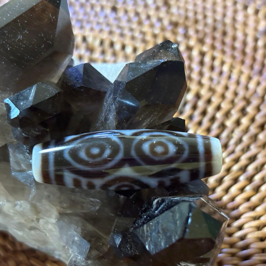 希少✩.*˚白ベース 龍眼天珠(*´˘`*) 龍眼天珠（白） | k-z factory