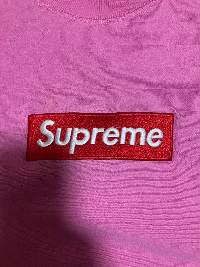 トップス Supreme Box Logo Crewneck \"Pink\"