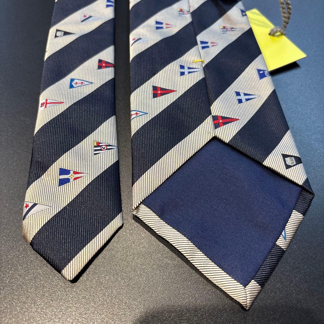 本日まで ルイヴィトン ネクタイ LVCUP ネイビー シルバー - メルカリ