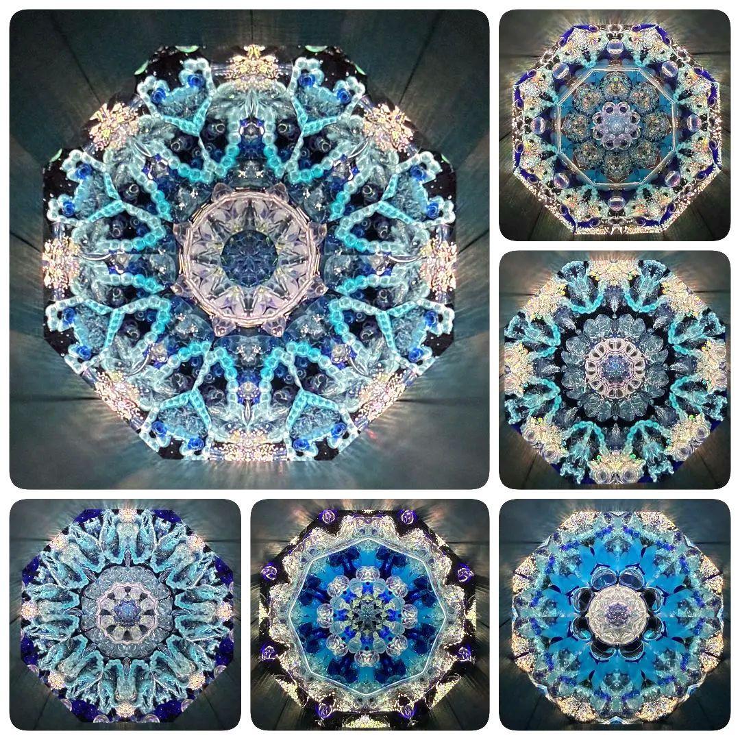 万華鏡《413》ゆっくり動くオイルタイプ（天板黒）セミオーダー