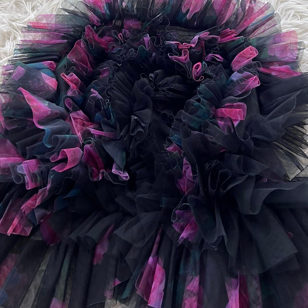 試着のみ VIVIANO Tulle Ruffle Cami Top チュール - メルカリ