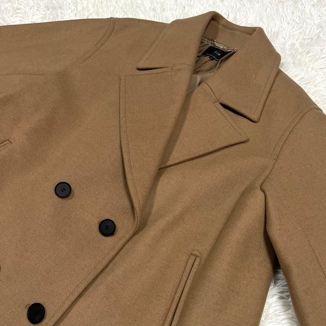 未使用品✨23区 ソフトメルトン ピーコート キャメル 大きいサイズ3XL