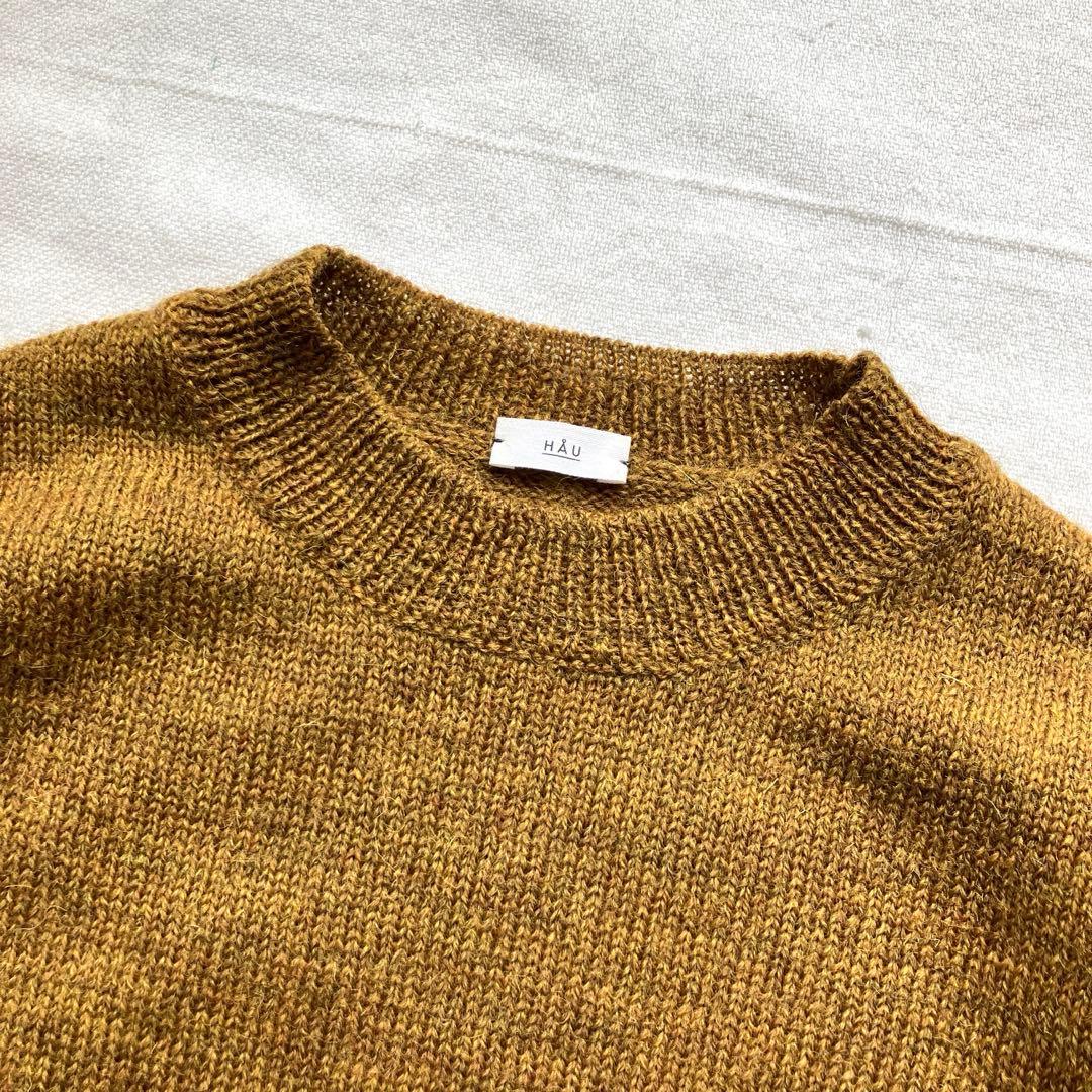 HAU シェットランドニット ヨーガンレール evam eva えみおわす - メルカリ