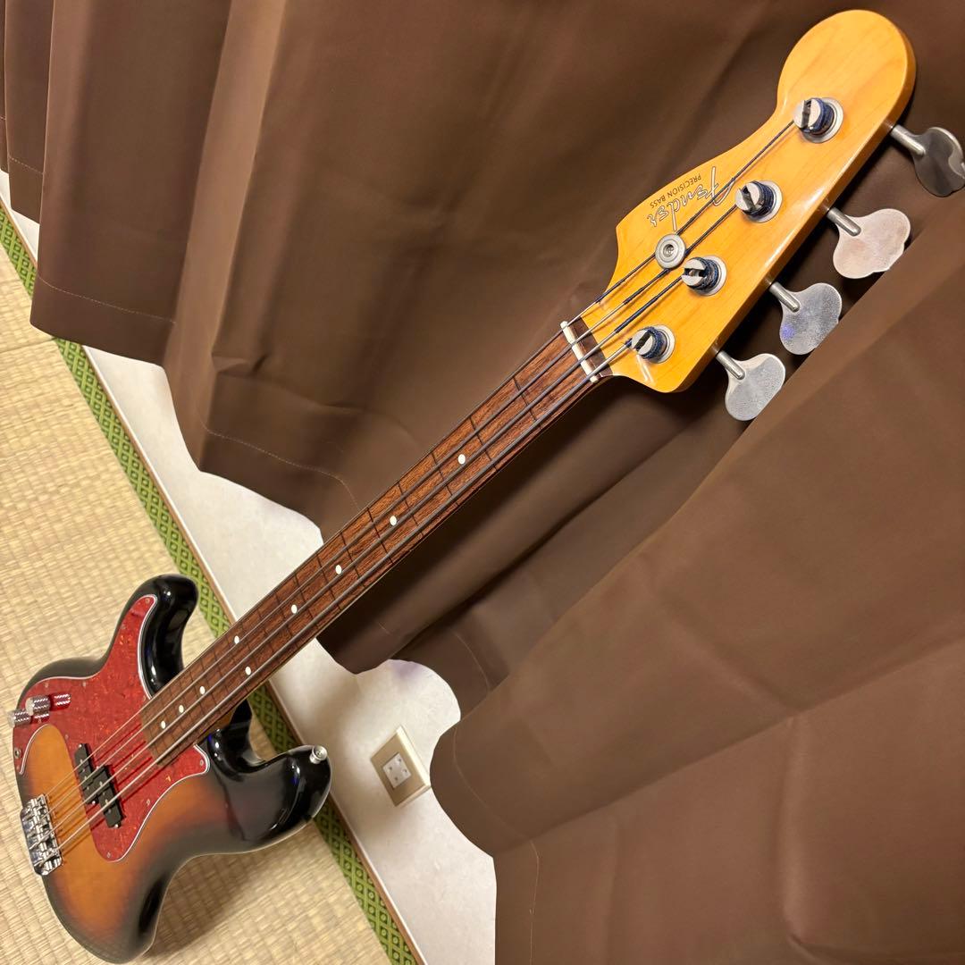 fender japan プレシジョンベース レフティ フレットレス フジゲン製