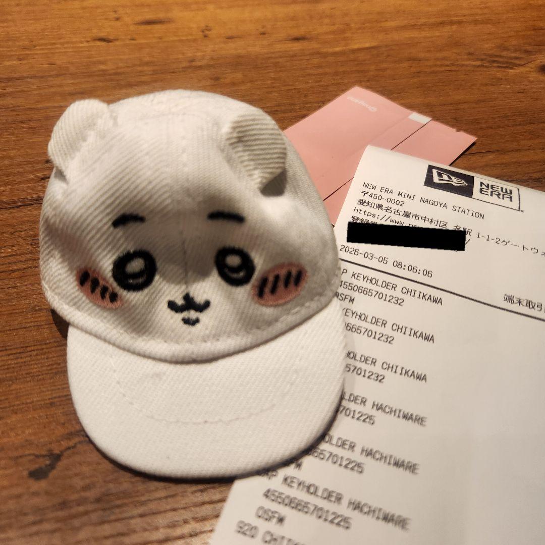 本日発送・新品】ニューエラ ちいかわ キャップキーホルダー ちいかわ