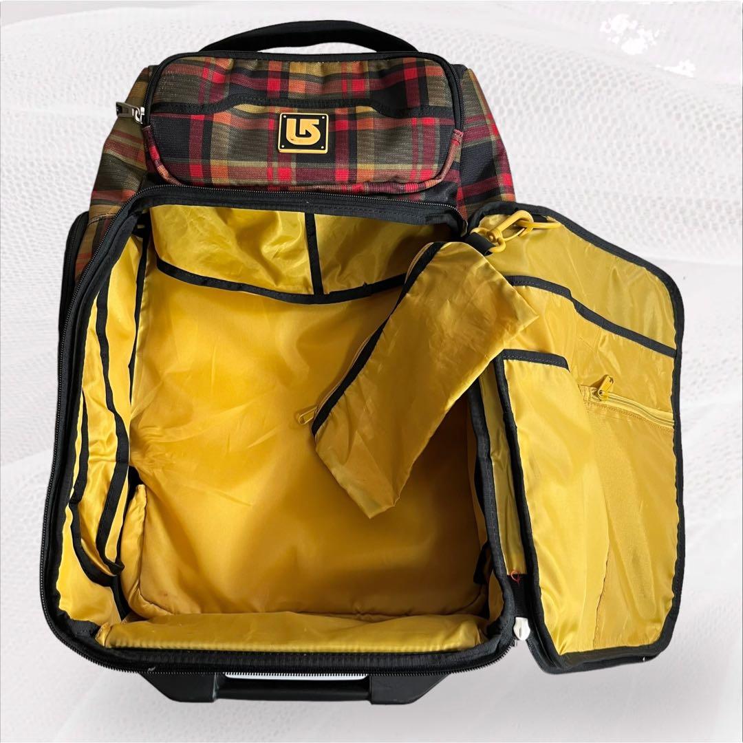 BURTON バートン キャリーバッグ チェック柄 マルチカラー - メルカリ