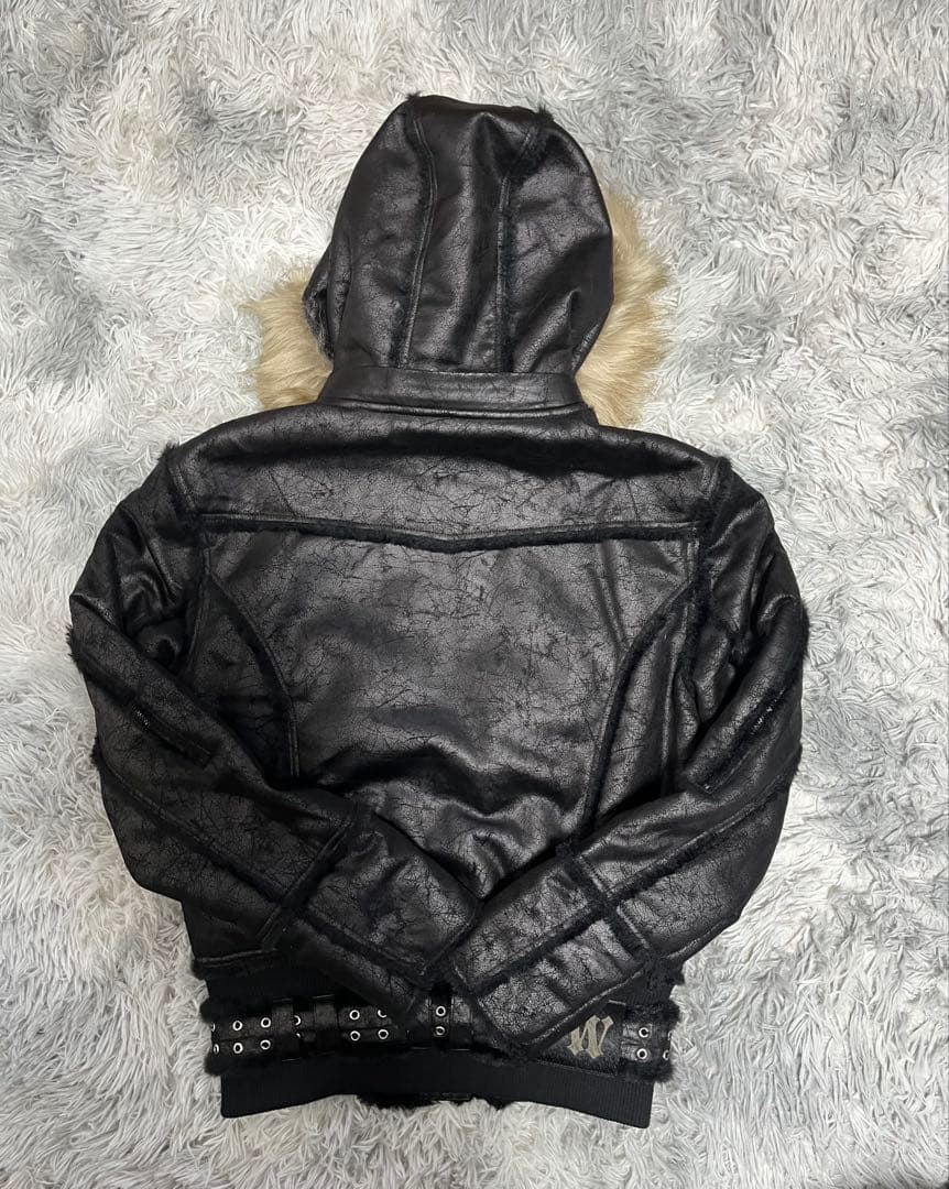 RACER WORLDWIDE Sheepskin Jacket - メルカリ