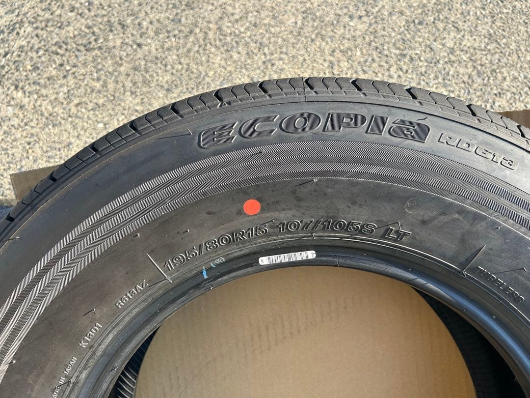 moto様専用】②2本分ハイエース ブリヂストン 195/80R15 新車外 - メルカリ