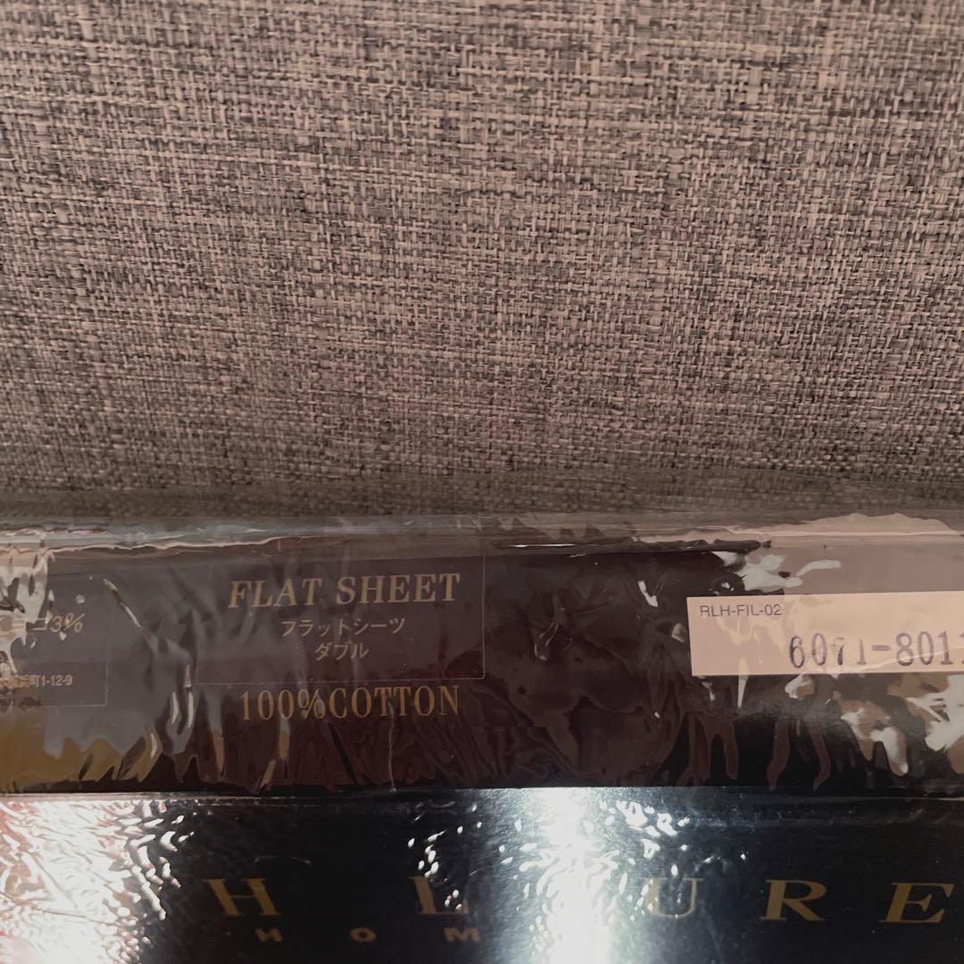 ラルフローレン フラットシーツ ダブル - メルカリ
