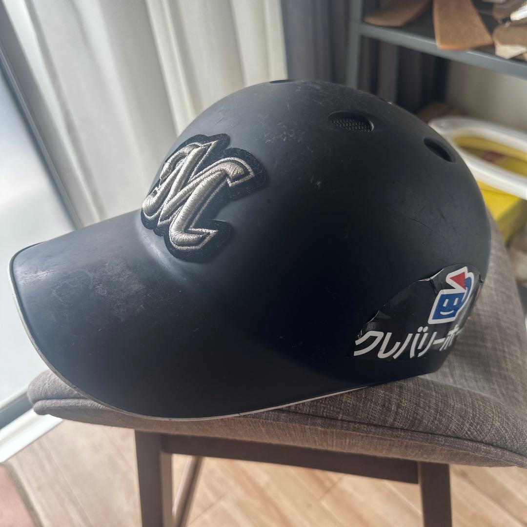 千葉ロッテ 高濱卓也 実使用ヘルメット - メルカリ
