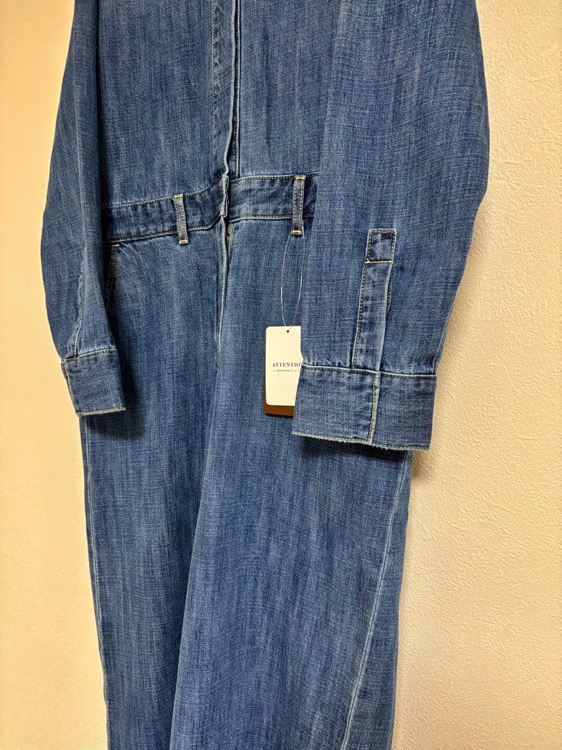 まるさま専用Plage R'IAM デニムオールインワン36【タグ付き新品