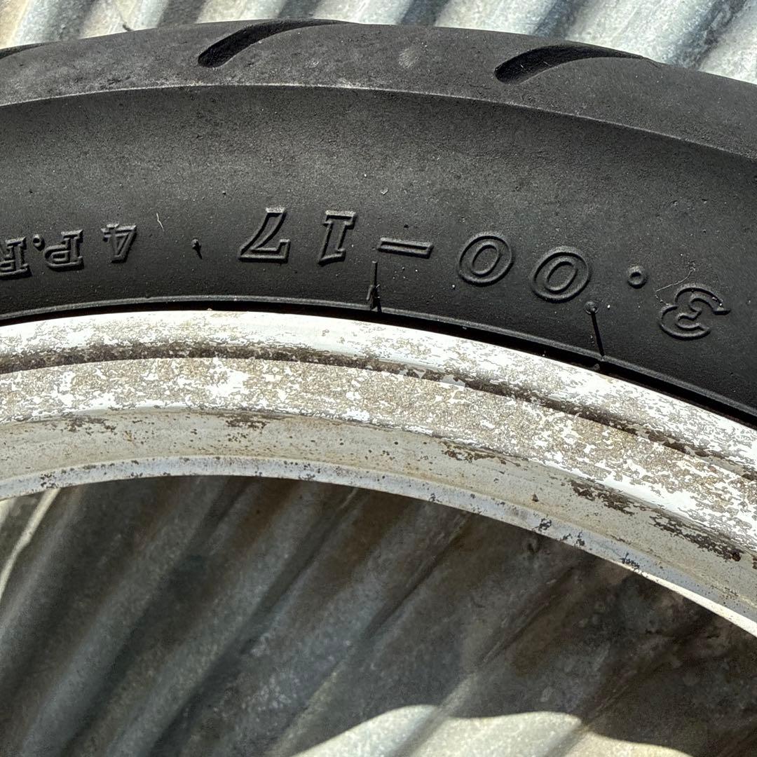 HONDA NS50 アルミホイール 1.60x17 サビあり