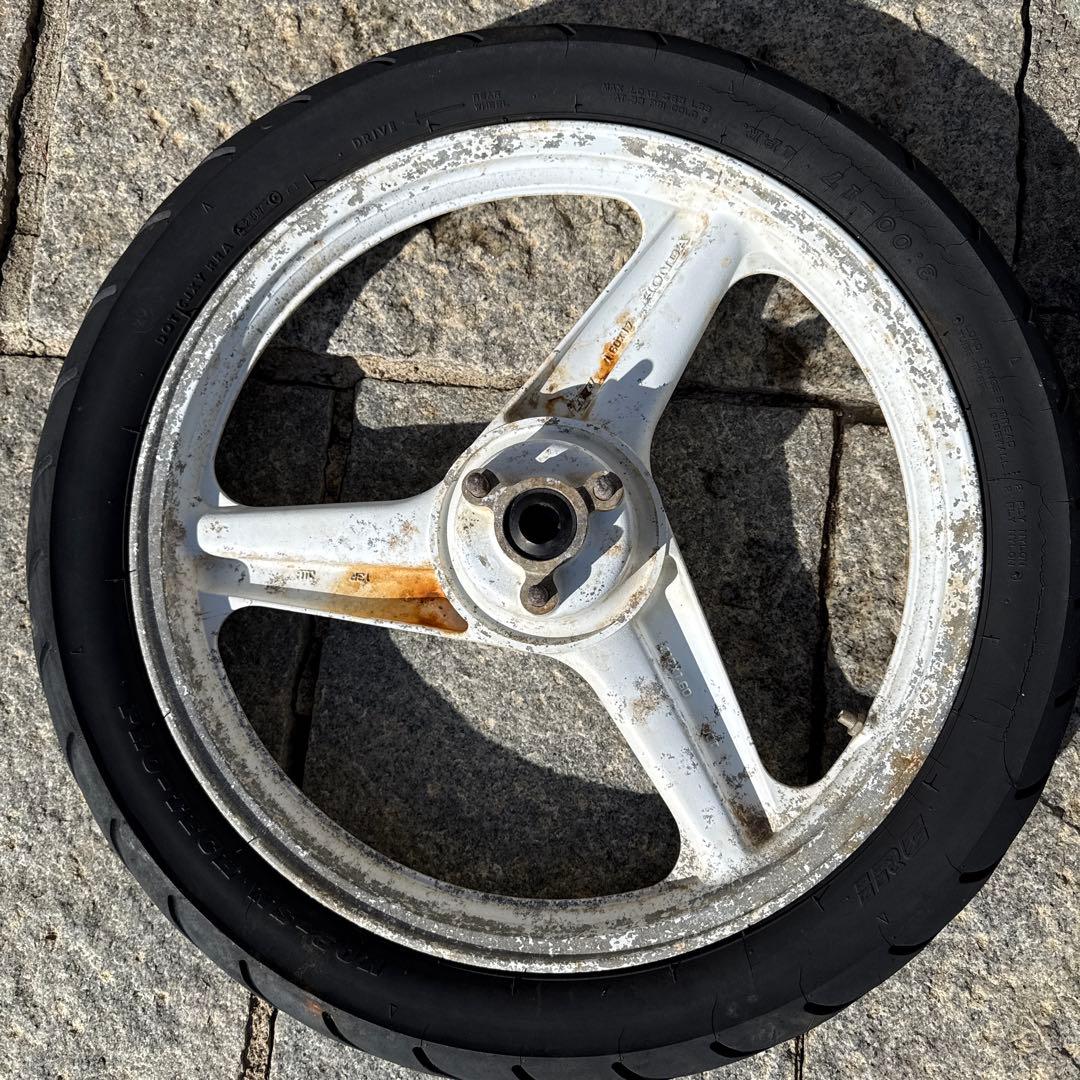 HONDA NS50 アルミホイール 1.60x17 サビあり