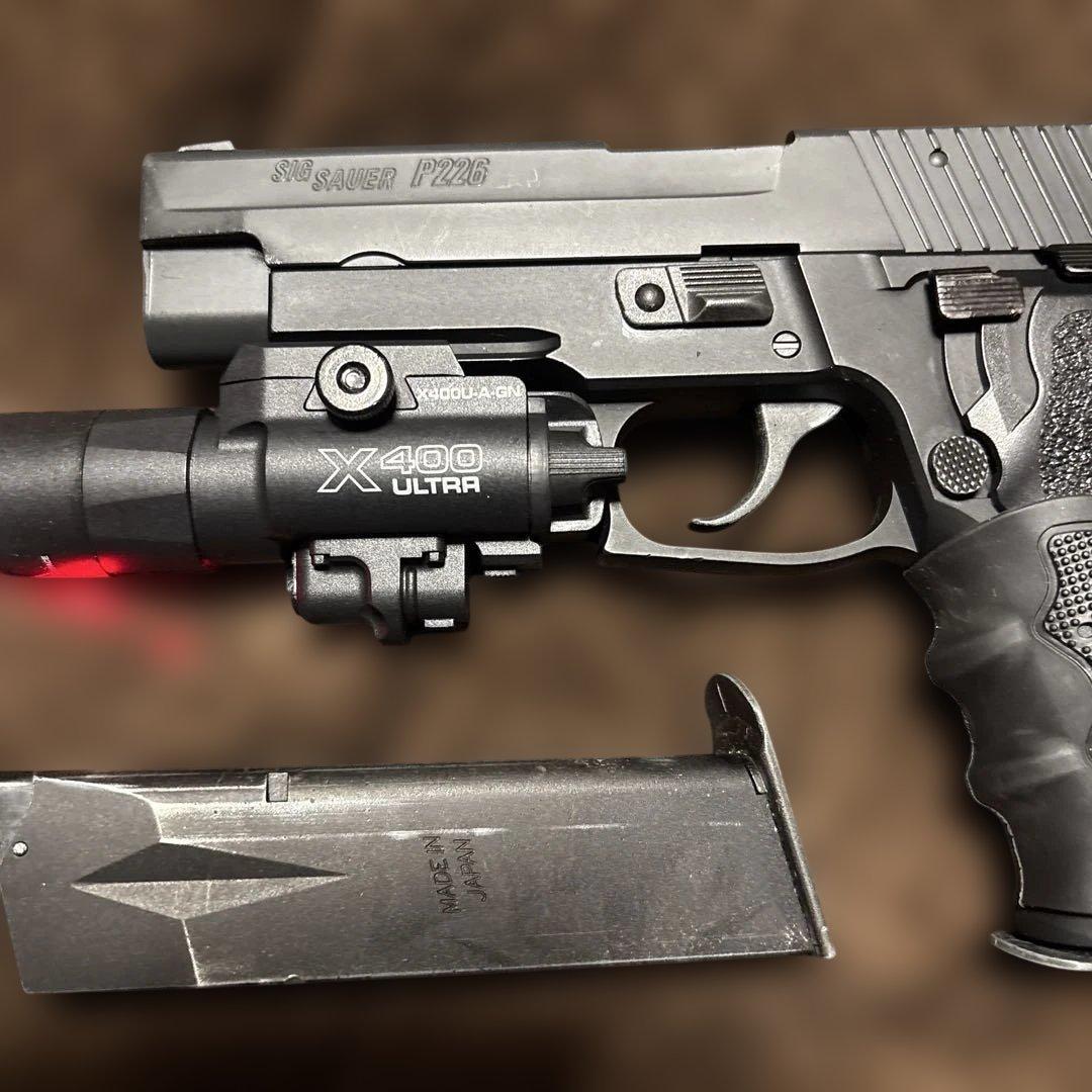 超メルカリ祭限定価格】東京マルイ ガスブロ ジグ P226 E2 外装カスタム