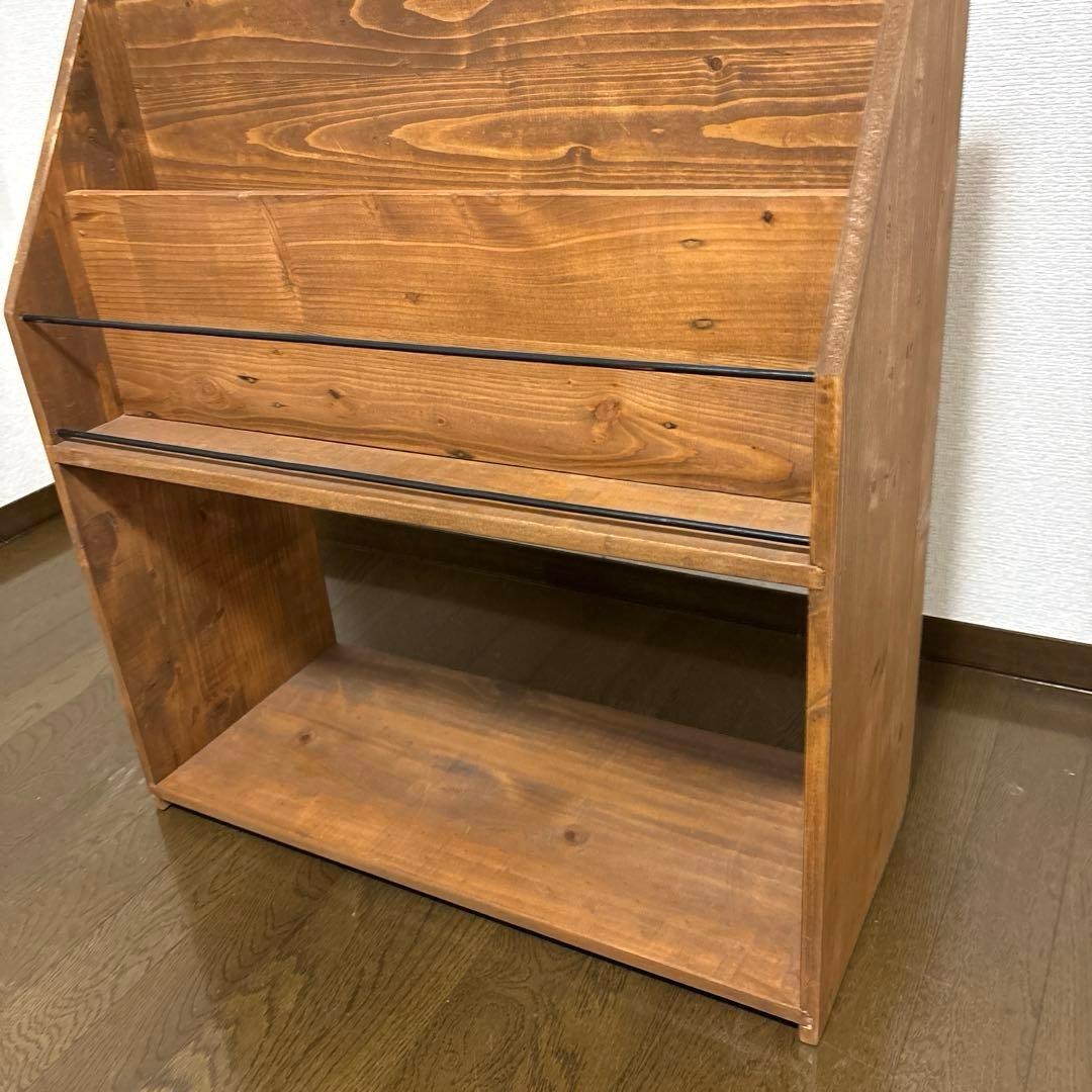 美品】nico and … ニコアンド マガジンラック 本棚 絵本棚 - メルカリ