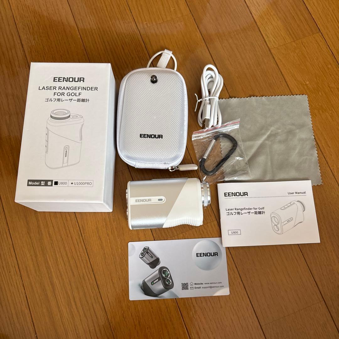 EENOUR レーザー距離計 ゴルフ用 ホワイト ゴルフレーザー距離計 – EENOUR