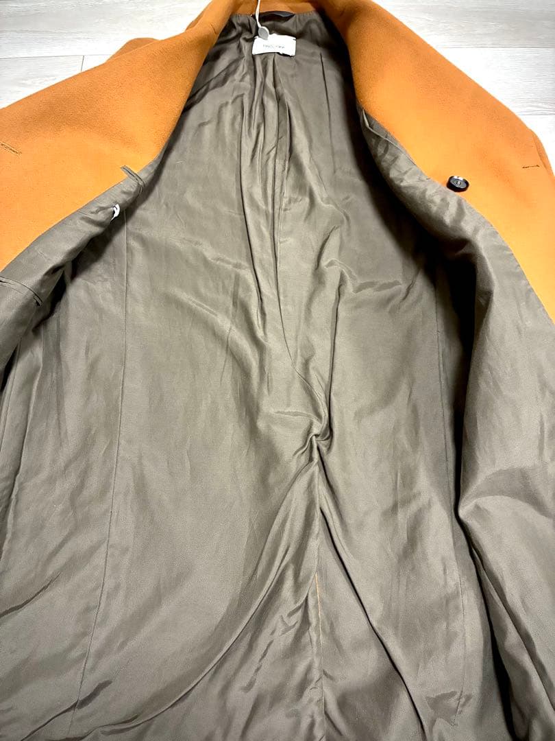 新品16.8万円 パオローニ PAOLONI ダブル チェスターロングコート