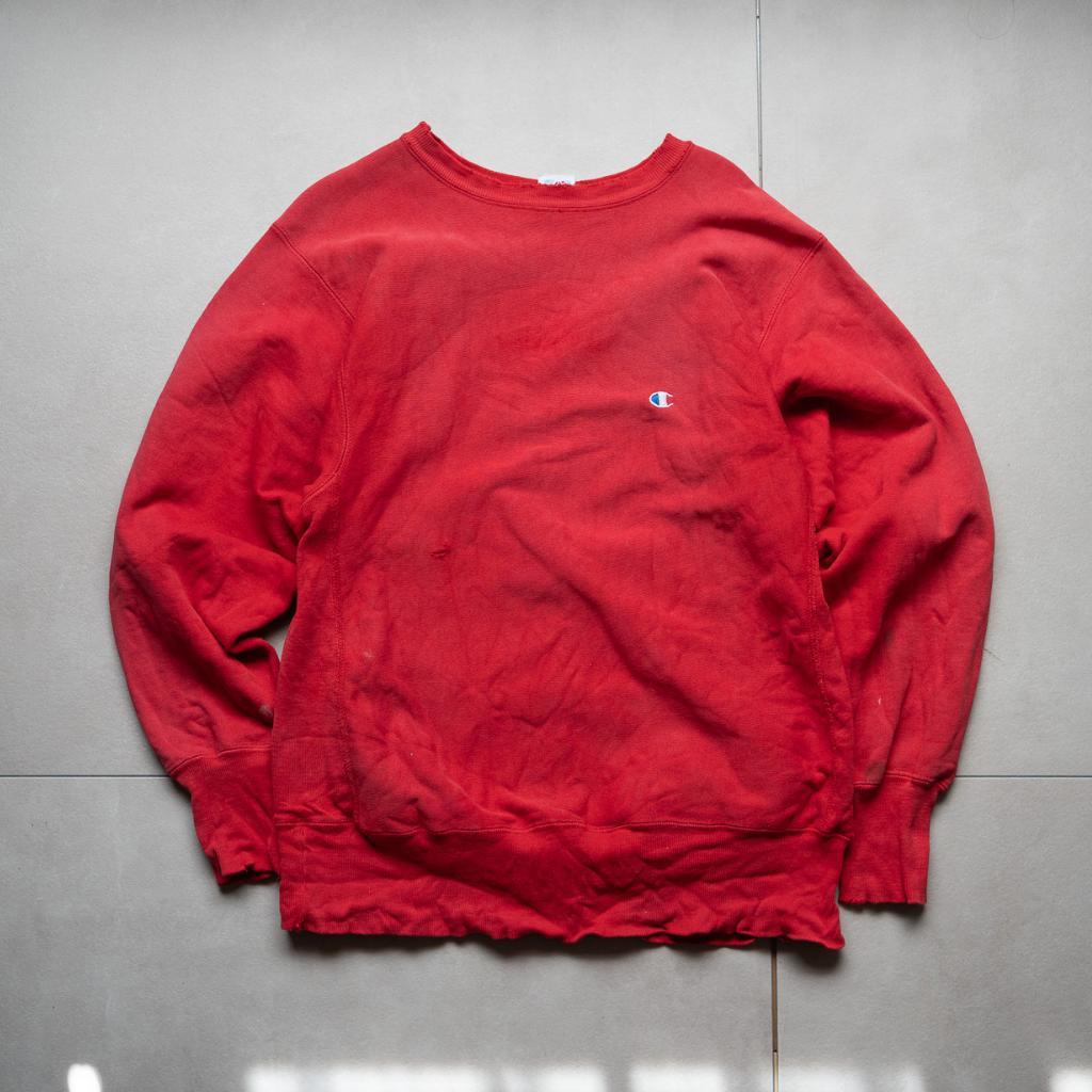 Champion Reverse Weave レッド USA 90s Champion Sweatshirt Hoodie Mens Size Medium Red Reverse Weave