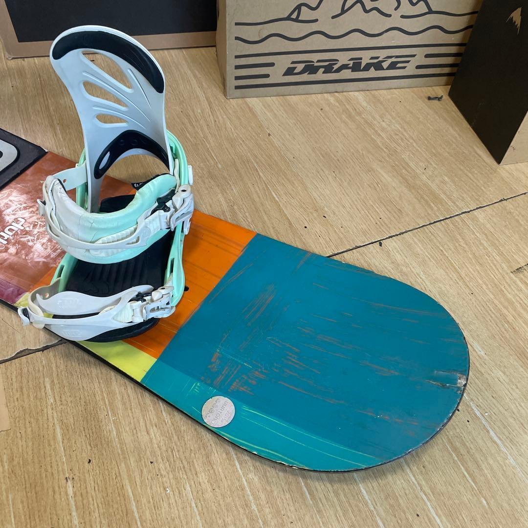 BURTON バートンキッズスノーボードセット バイン付 CUSTOM カスタム