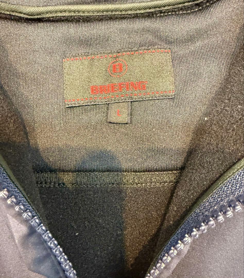 BRIEFING ポーラテックパーカー ネイビー美品 - メルカリ