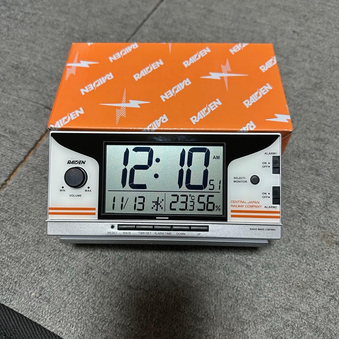 JR東海 目覚まし時計 RAIDEN クラウドファンディング - メルカリ